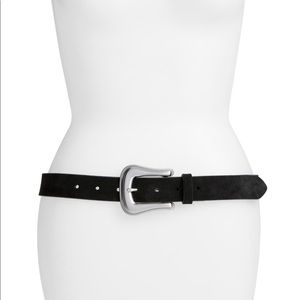 Something Navy Western Belt